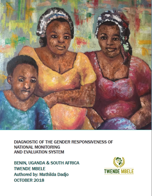 Diagnostic of the gender responsiveness of national monitoring and evaluation system: Benin, Uganda & South Africa