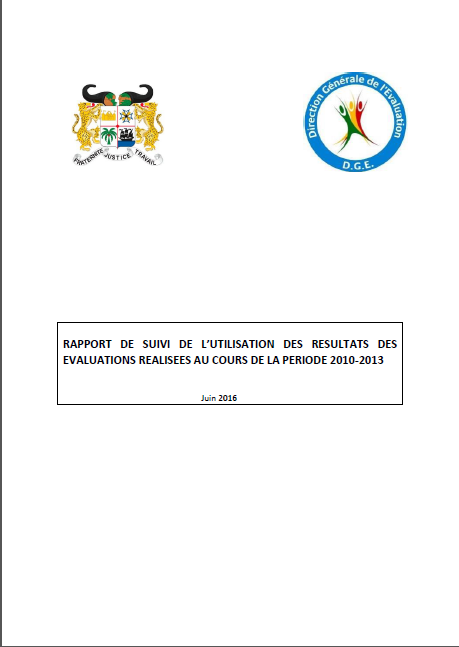 Monitoring the use of evaluation results: Benin