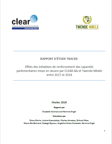 Effets des initiatives de renforcement des capacités parlementaires – Résumé exécutif