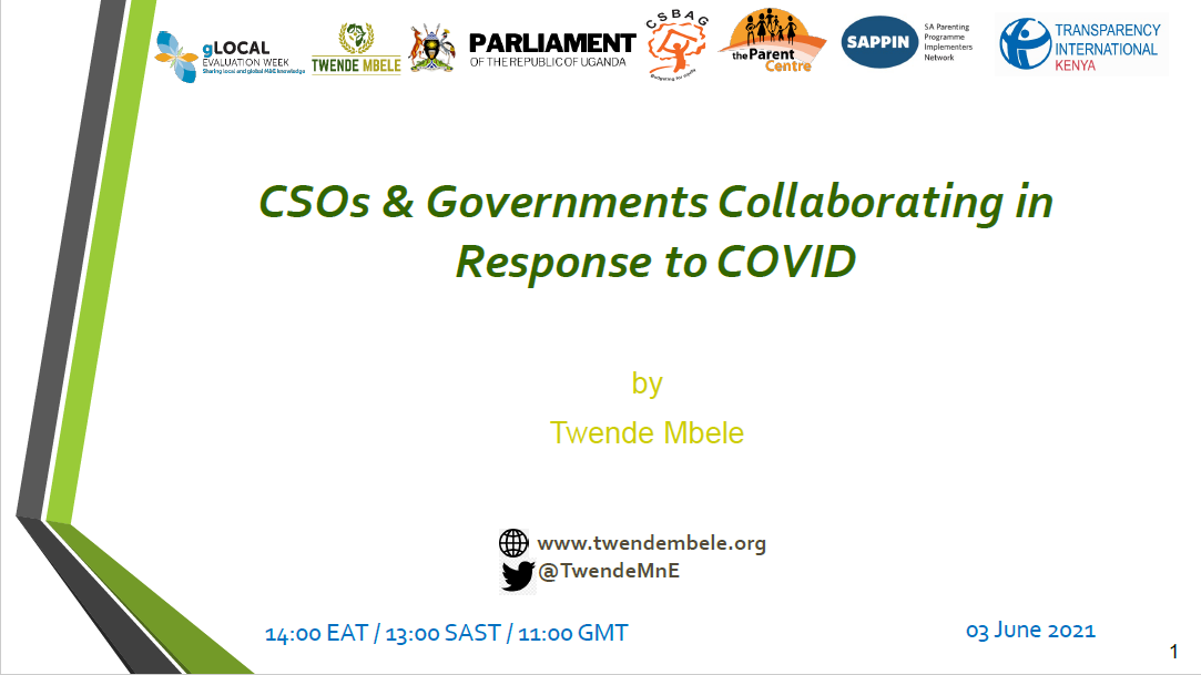 CSOs & Governments Collaborating in Response to COVID (Webinar Slides)