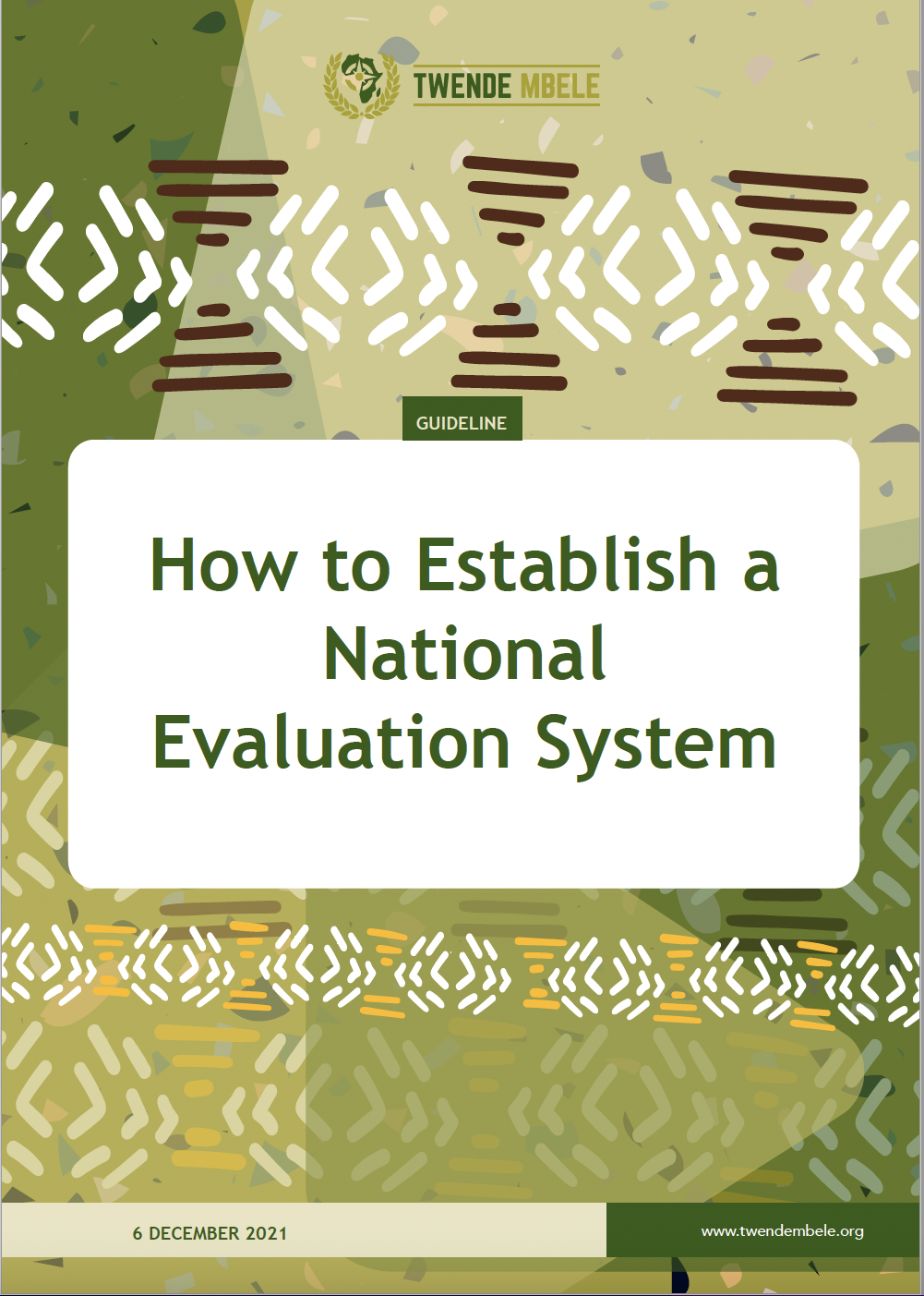 How to Establish a National Evaluation System – Guidelines