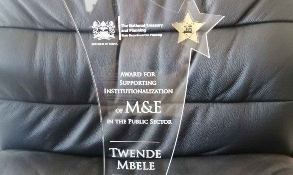 Twende Mbele Awarded Prize