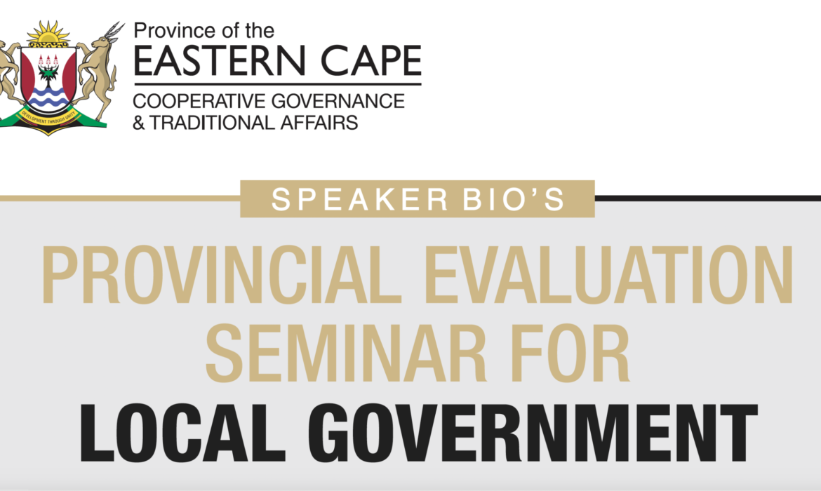 Eastern Cape Provincial Evaluation Seminar for Local Government