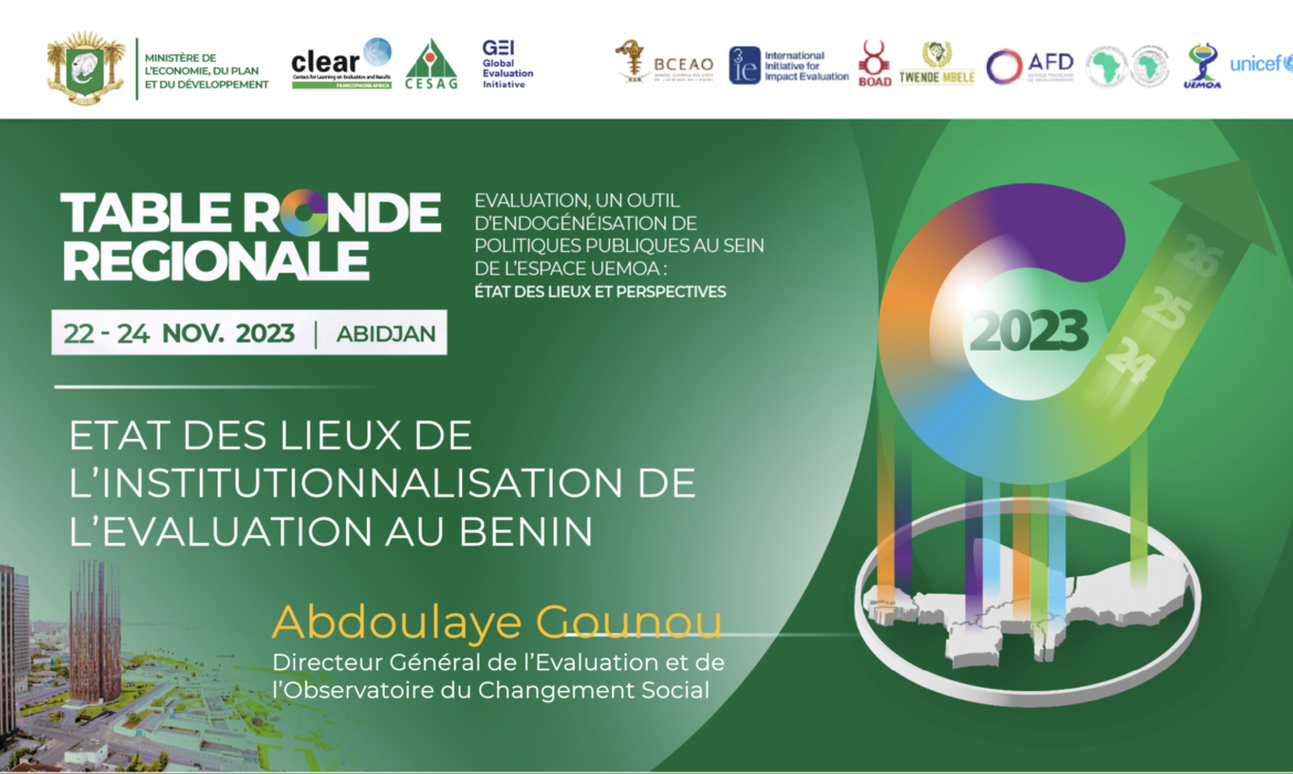 Etat des Lieux de l’Institutionnalisation de l’Evaluation au Benin