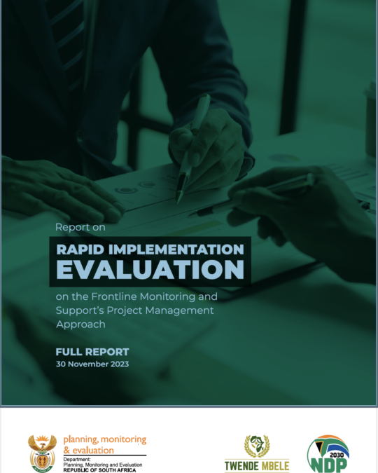 Frontline Monitoring Rapid Evaluation