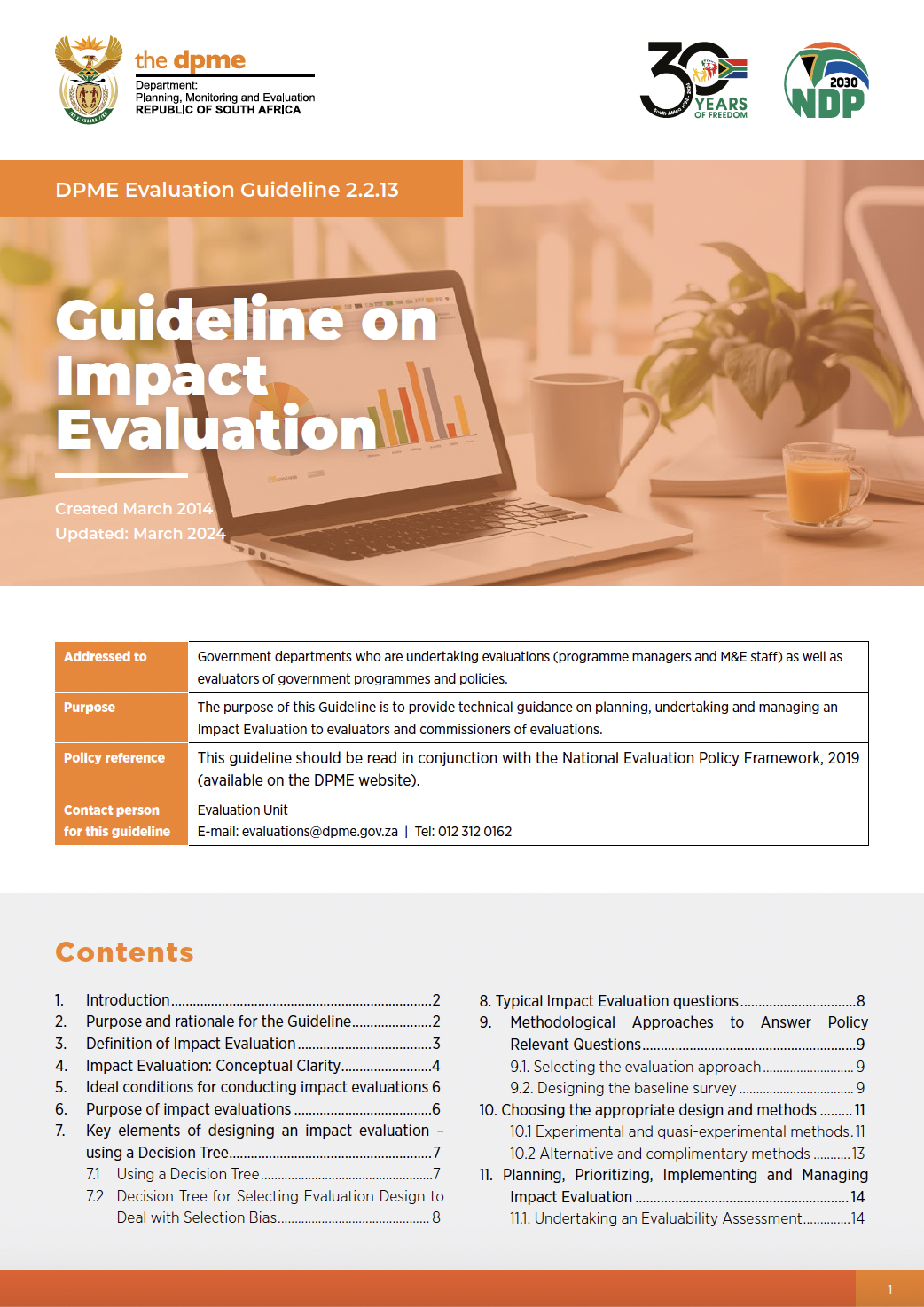 DPME Impact Evaluation Guideline